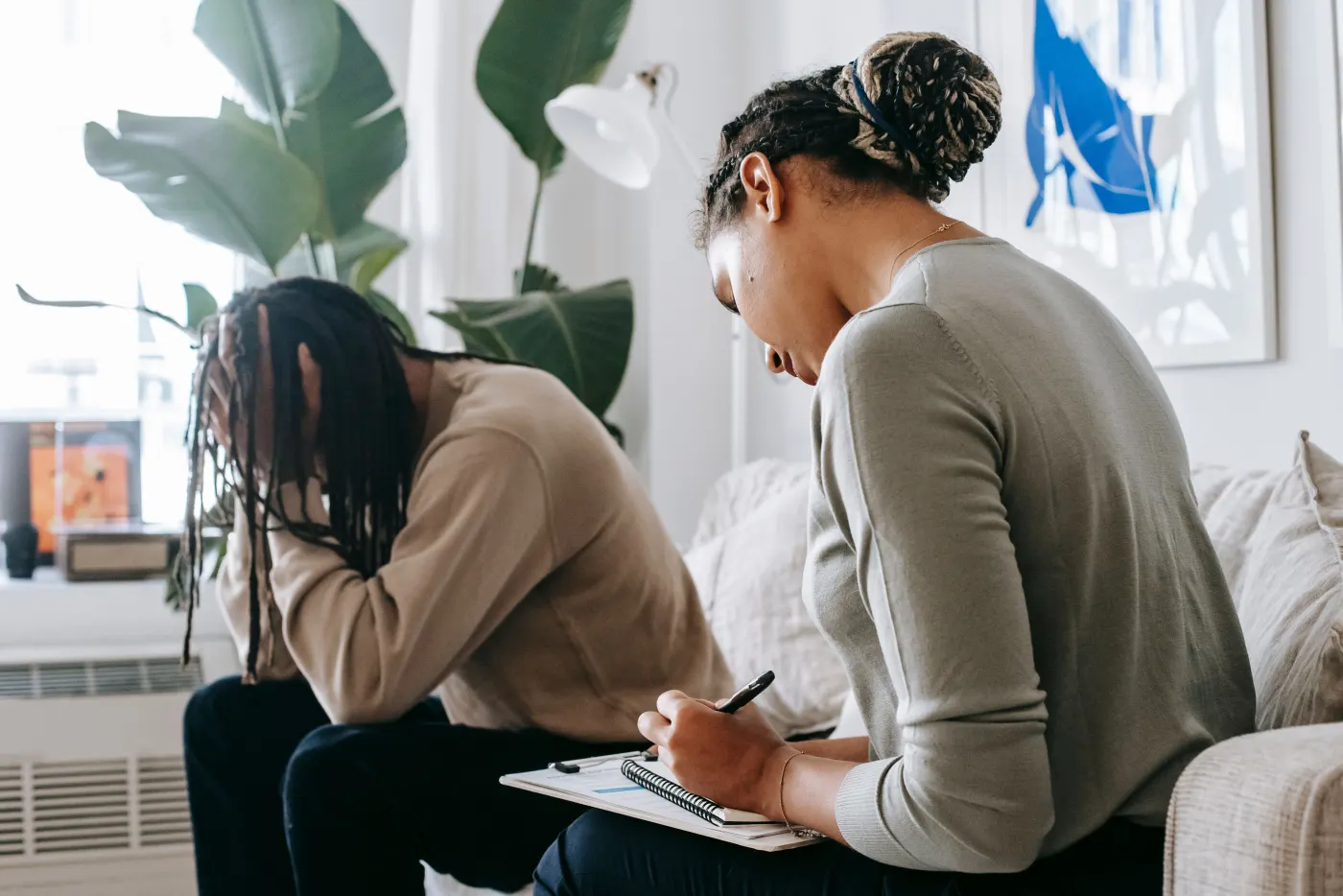 A counselling session at Stillwater